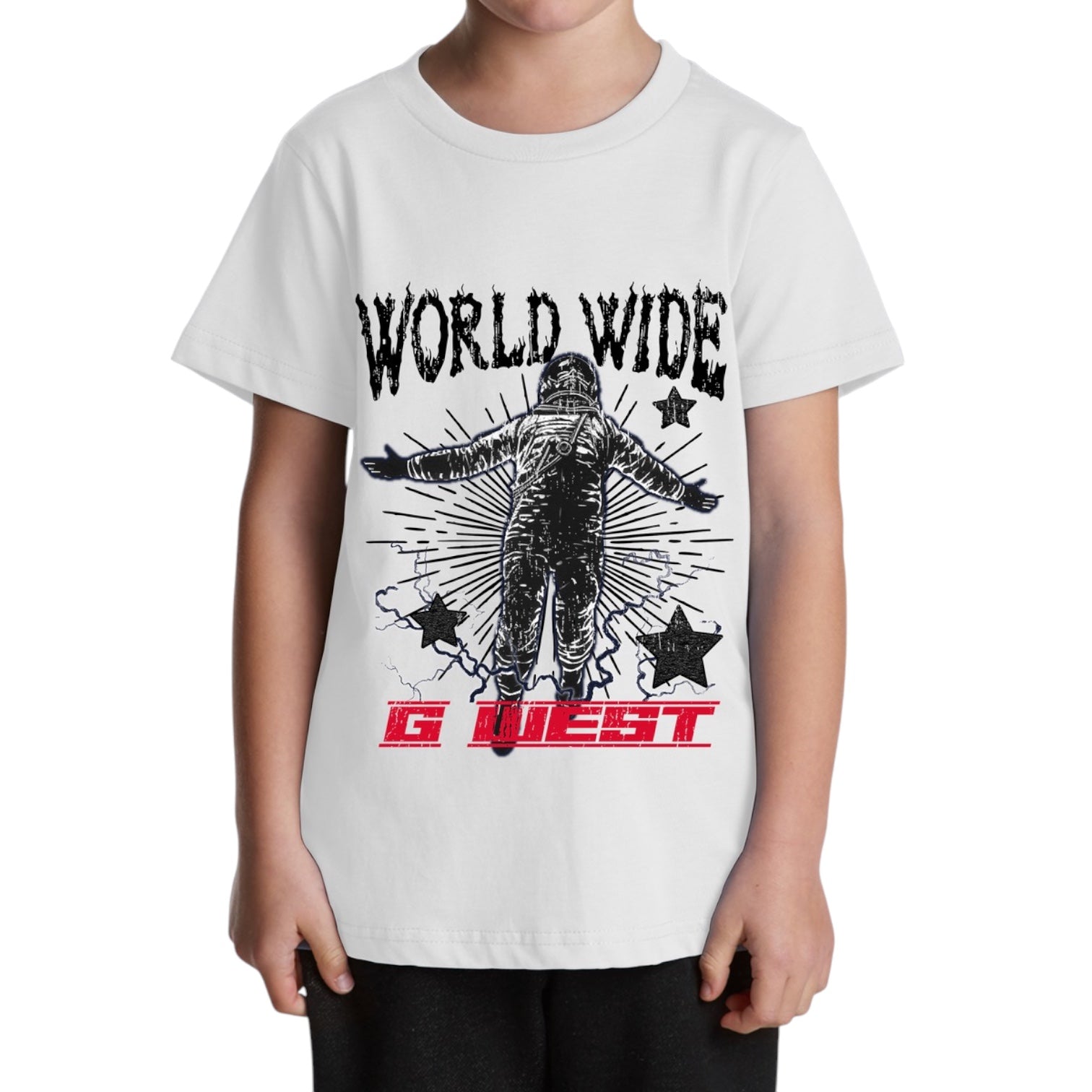 G*WEST: BOYS Olympic World Wide Star SS Tee 9021